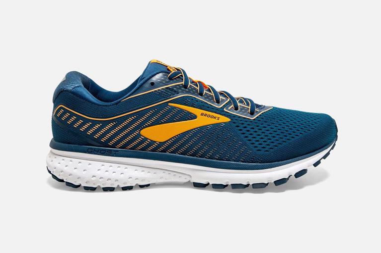 Brooks Men's Ghost 12 Road Running Shoes - Blue (DUYN29573)